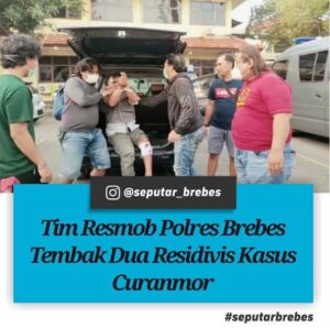 Tim Resmob Satreskrim Polres Brebes berhasil membekuk dua spesialis pencurian sepeda motor (Curanmor) di beberapa wilayah Jawa Tengah.