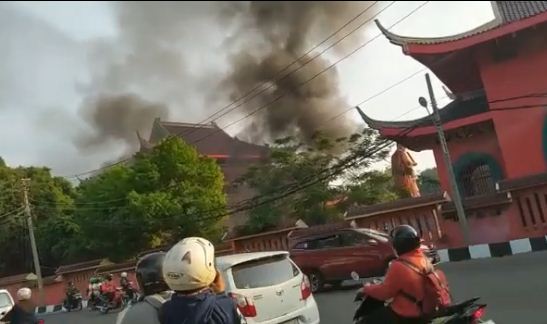 Kronologi Kebakaran di Komplek Klenteng Sam Poo Kong Pagi Tadi
