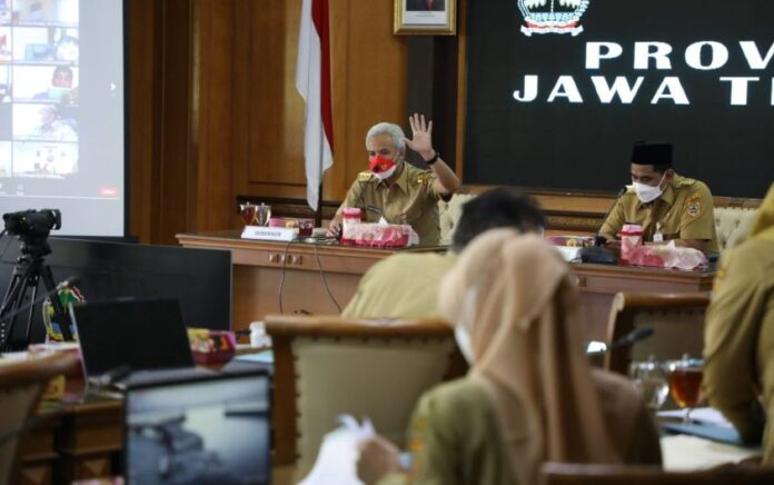 Ganjar Pranowo minta Semua Pemerintah Patroli Ke Sekolah terkait pelaksanaan Tatap Muka