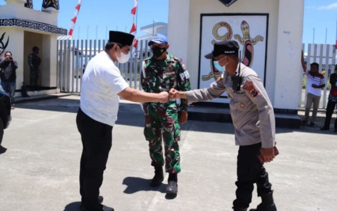 Gus Yasin Kunjungi Perbatasan Indonesia-Papua Nugini, Begini Ujarnya kepada TNI dan Polri