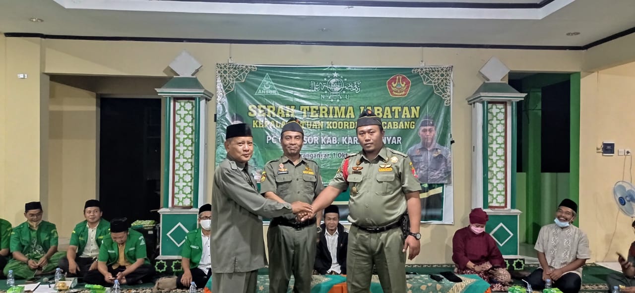 PC GP Ansor Karanganyar Resmi Serahkan Jabatan Kasatkorcab kepada Danang Warsito