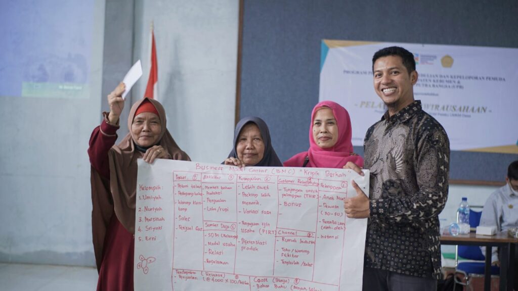 Pelatihan Kewirausahaan Peningkatan Kapasitas SDM Pelaku UMKM PKKP Kebumen