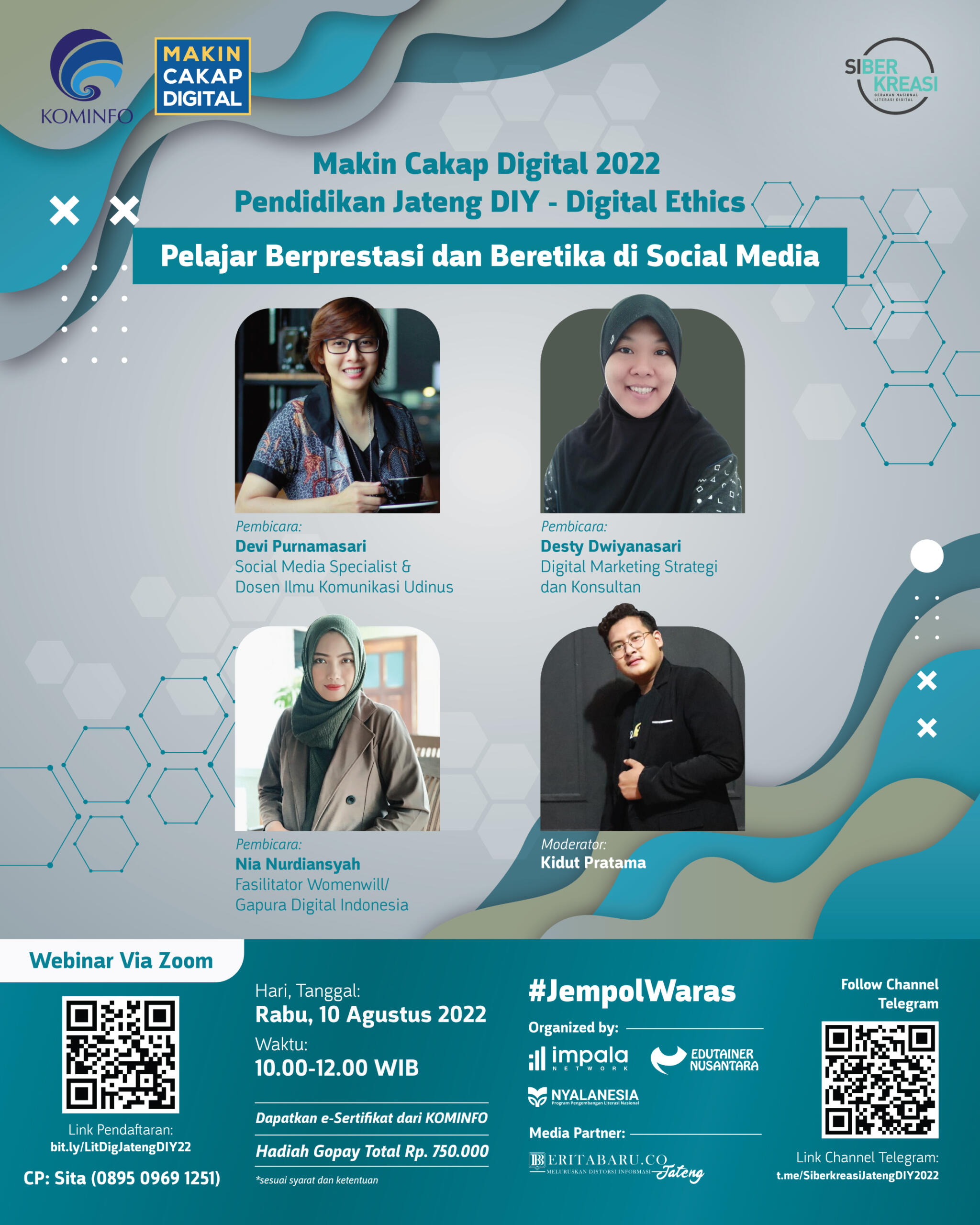 WEBINAR : Pelajar dan Prestasi di Ruang Digital