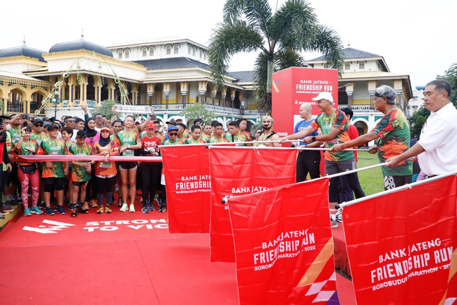 Serunya Friendship Run Borobudur Marathon 2022 di Medan Bareng Ganjar