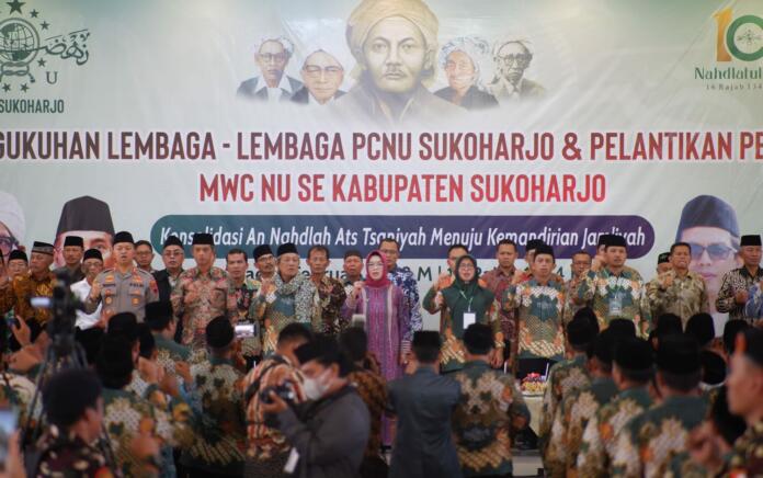 Pengukuhan Lembaga dan Pelantikan Pengurus MWC NU Kabupaten Sukoharjo