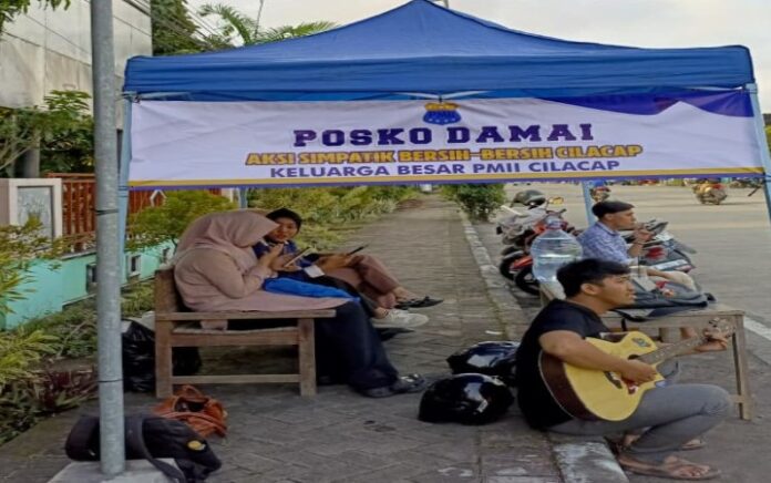 Pasca Kerusuhan DPRD Cilacap, PMII Dirikan Posko Damai untuk Jaga Kondusivitas